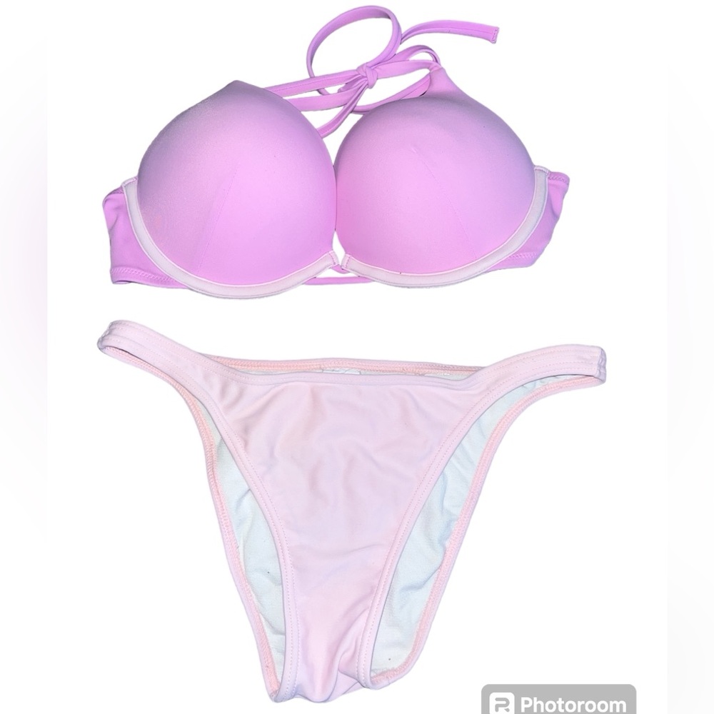 34B Push-Up Halter Bikini top and Brazilian Bottom